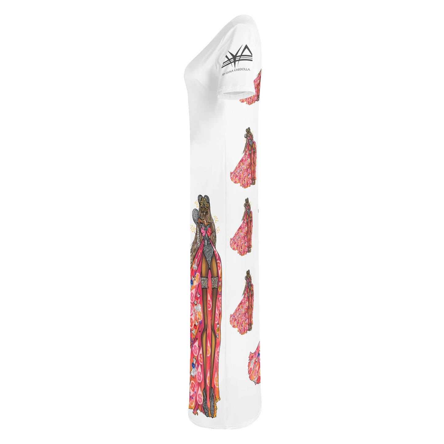Queen Stella Women’s Short Sleeve Midi Dress