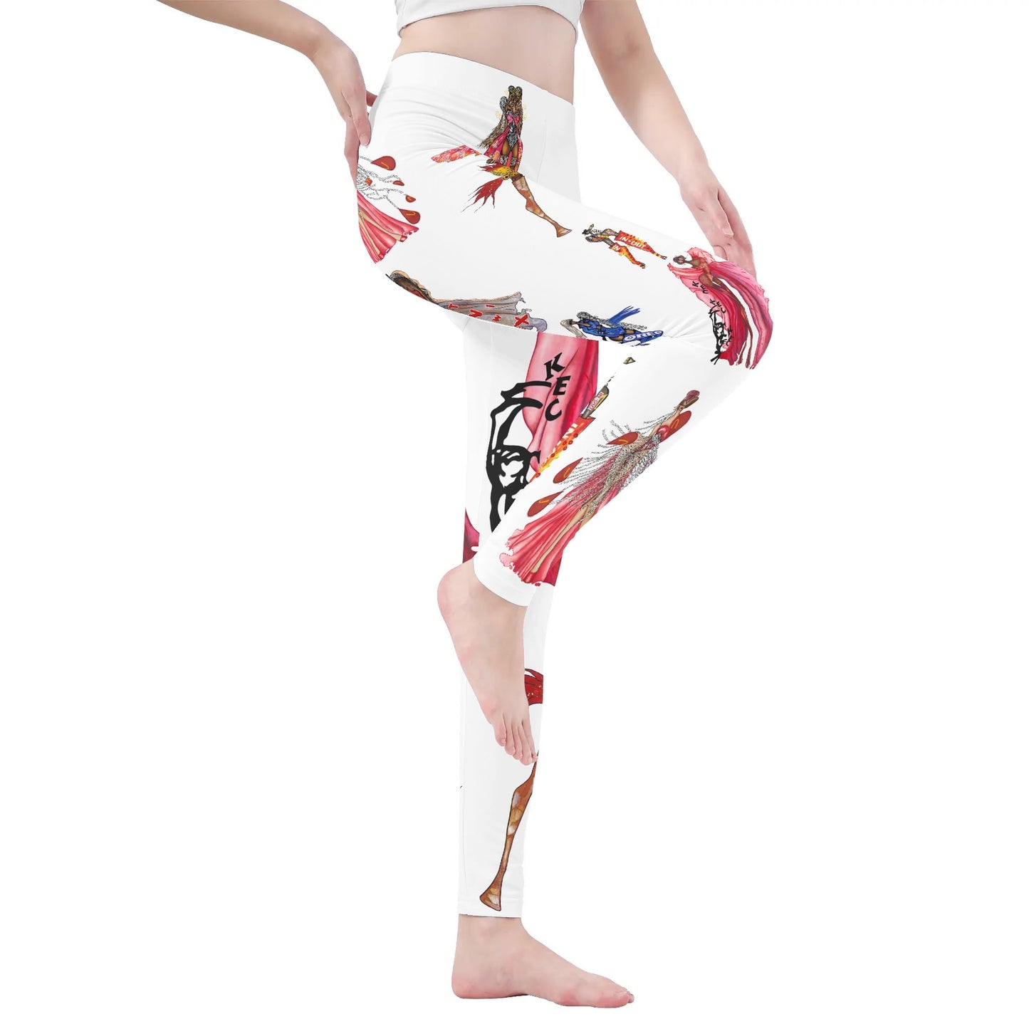 Queen Collection Mid-Waisted Soft Legging Yoga Pants