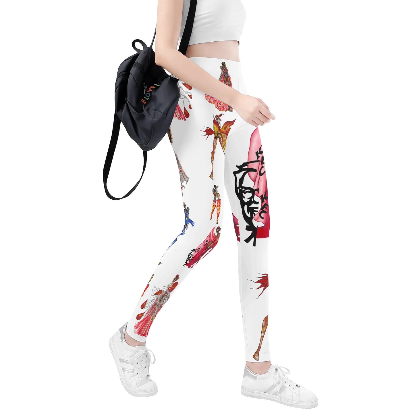 Queen Collection Mid-Waisted Soft Legging Yoga Pants