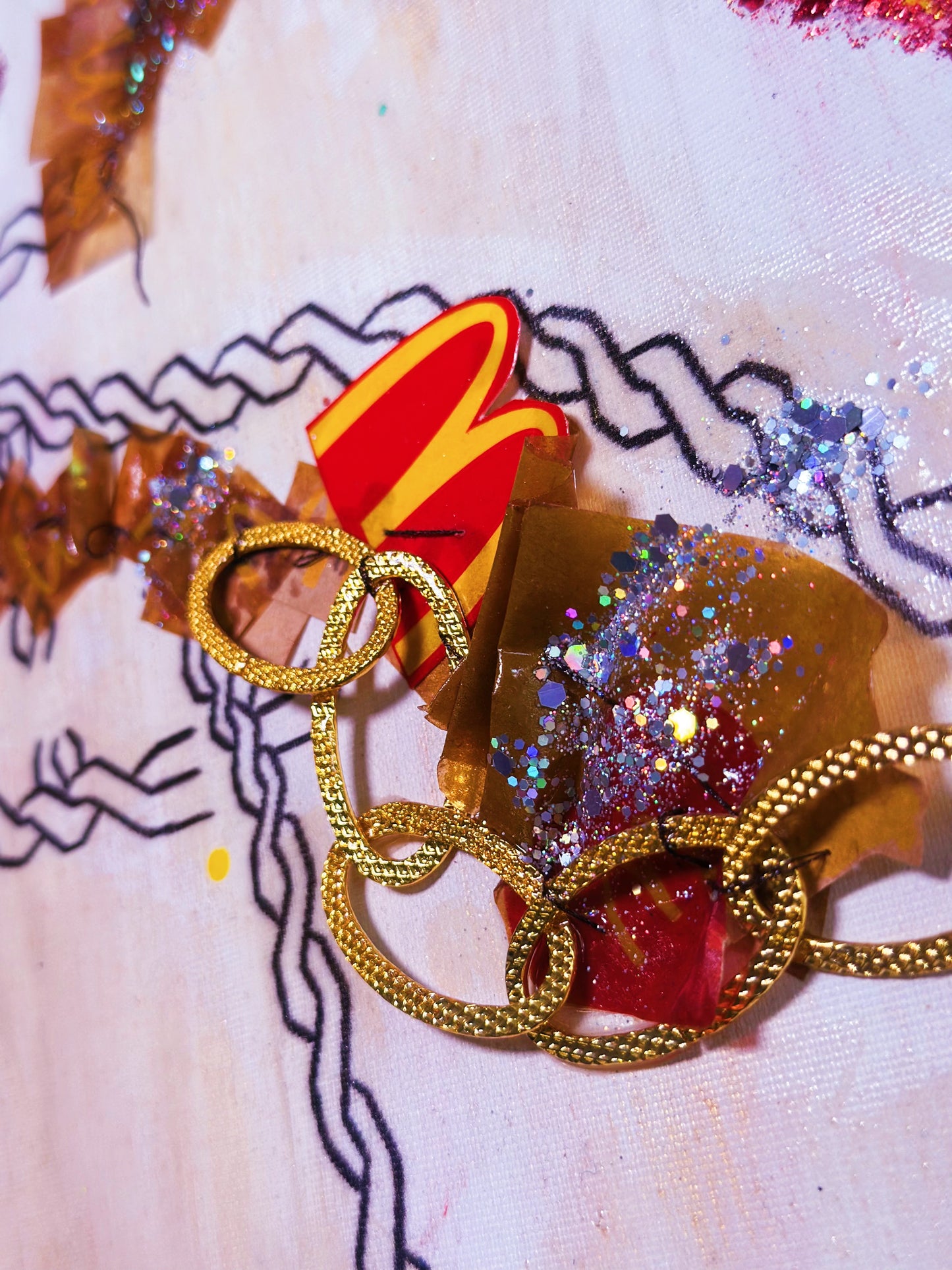 Queen Macdolena (Inspired by McDonald’s) 30” x 40” | Mixed Media| Inspired by McDonald’s® |Exclusive Fine ART