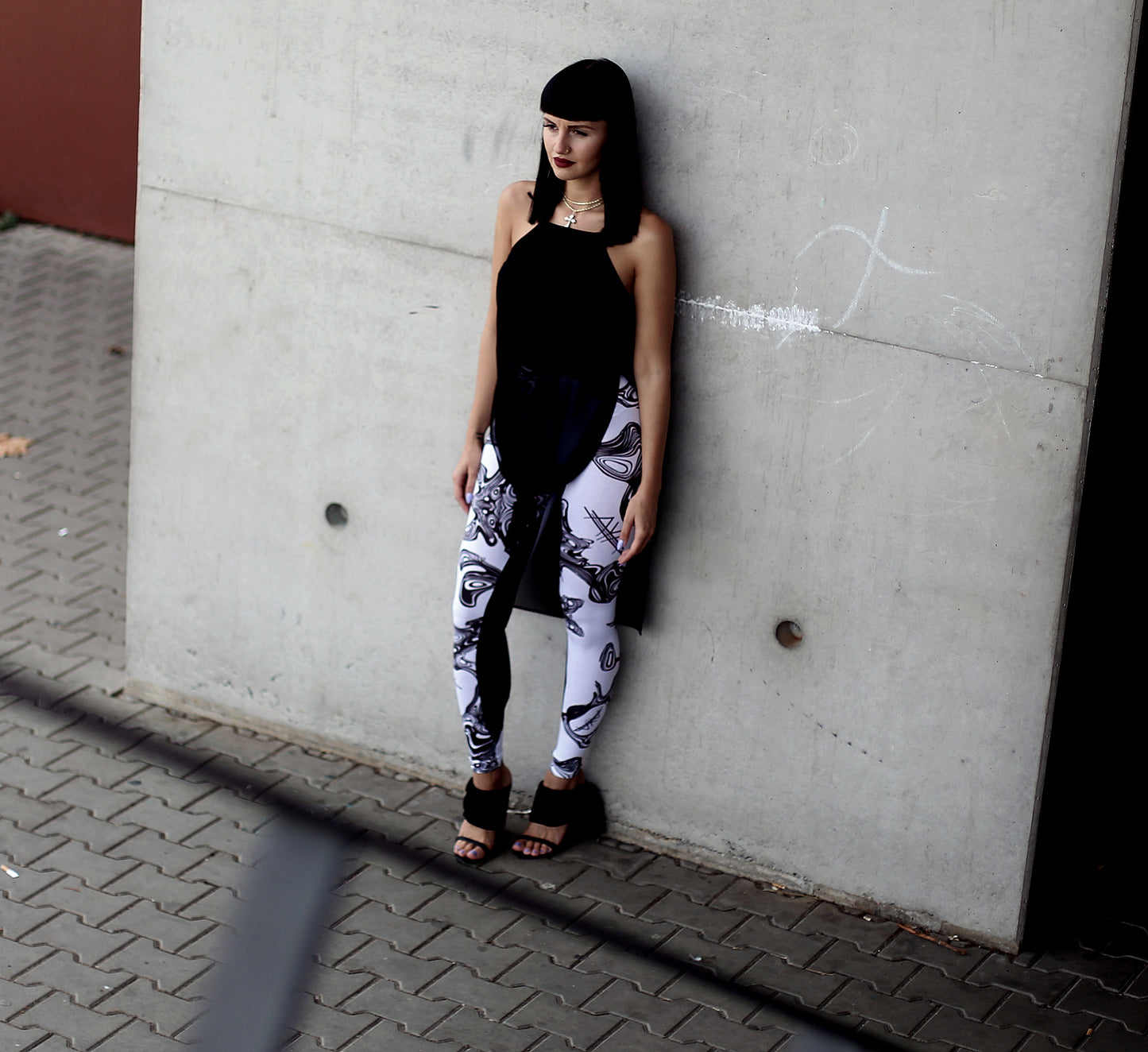 Marie Legging Printed White