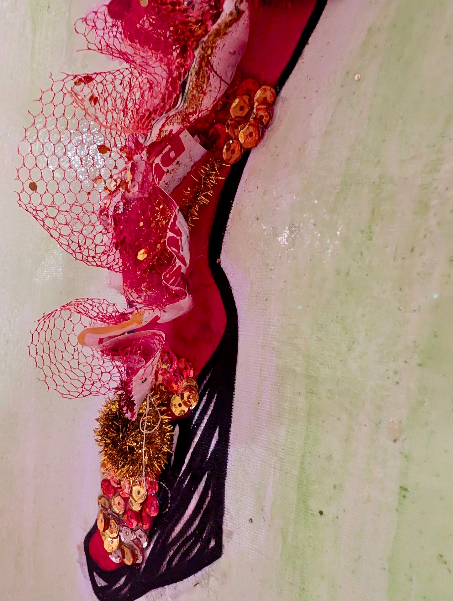 Custom Order Queen Inna  – “Your Art Has Been Served” Queen Series | Mixed Media | Inspired by In-N-Out®  | Exclusive ART