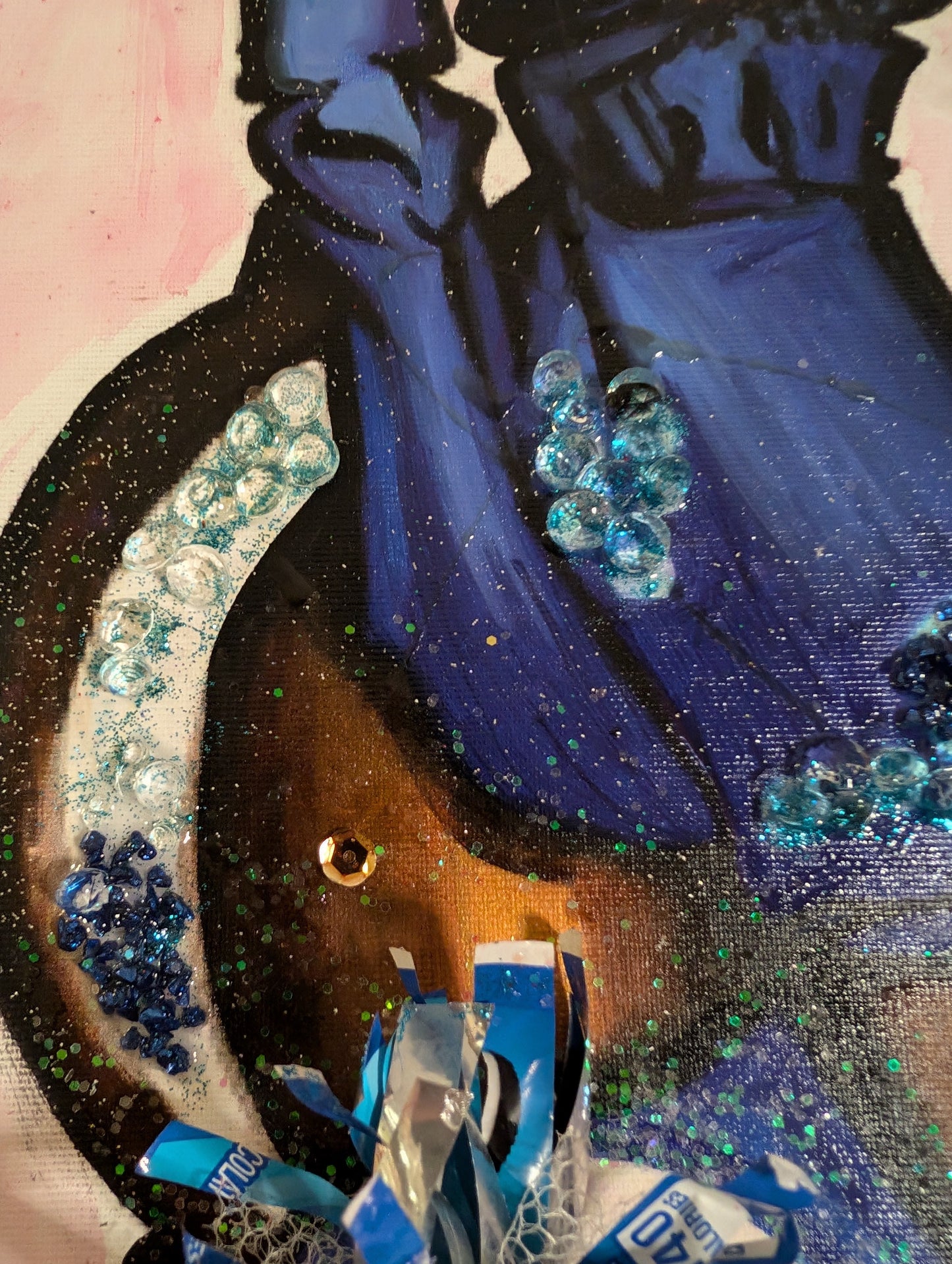 Queen Oria (Inspired by Oreo) 30” x 40” |Mixed Media | Inspired by Oreo®  | Exclusive Fine Art |