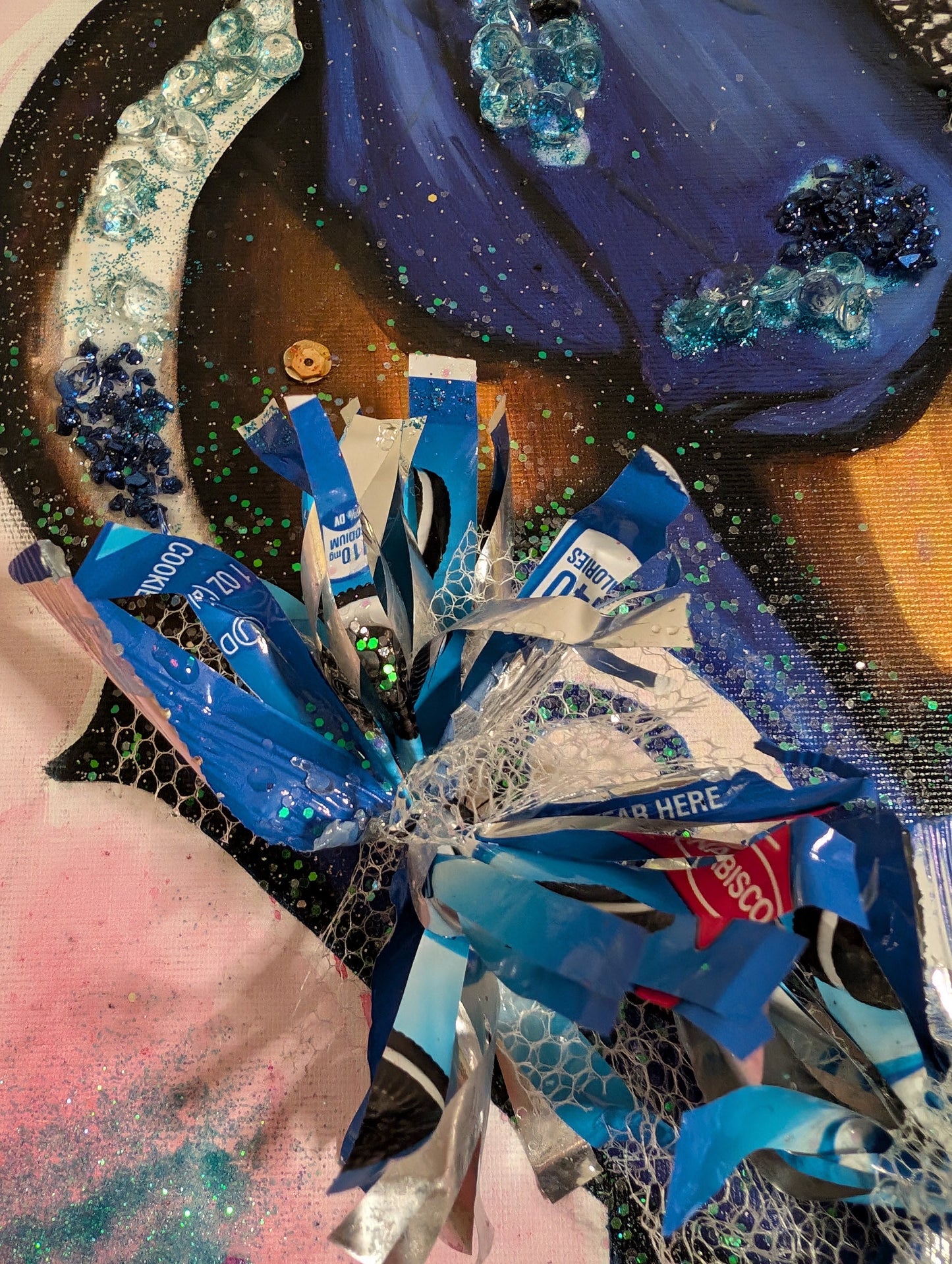 Queen Oria (Inspired by Oreo) 30” x 40” |Mixed Media | Inspired by Oreo®  | Exclusive Fine Art |