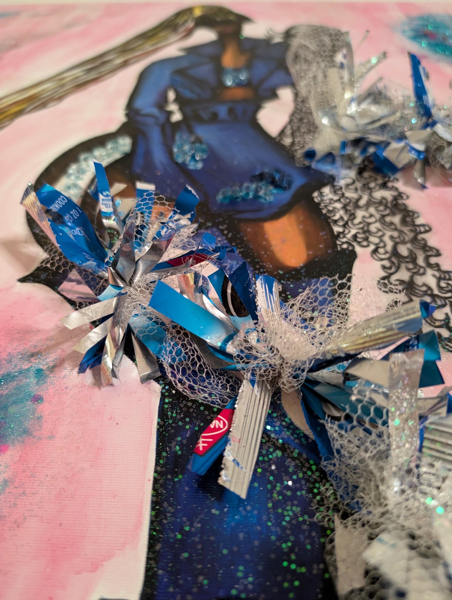 Queen Oria (Inspired by Oreo) 30” x 40” |Mixed Media | Inspired by Oreo®  | Exclusive Fine Art |
