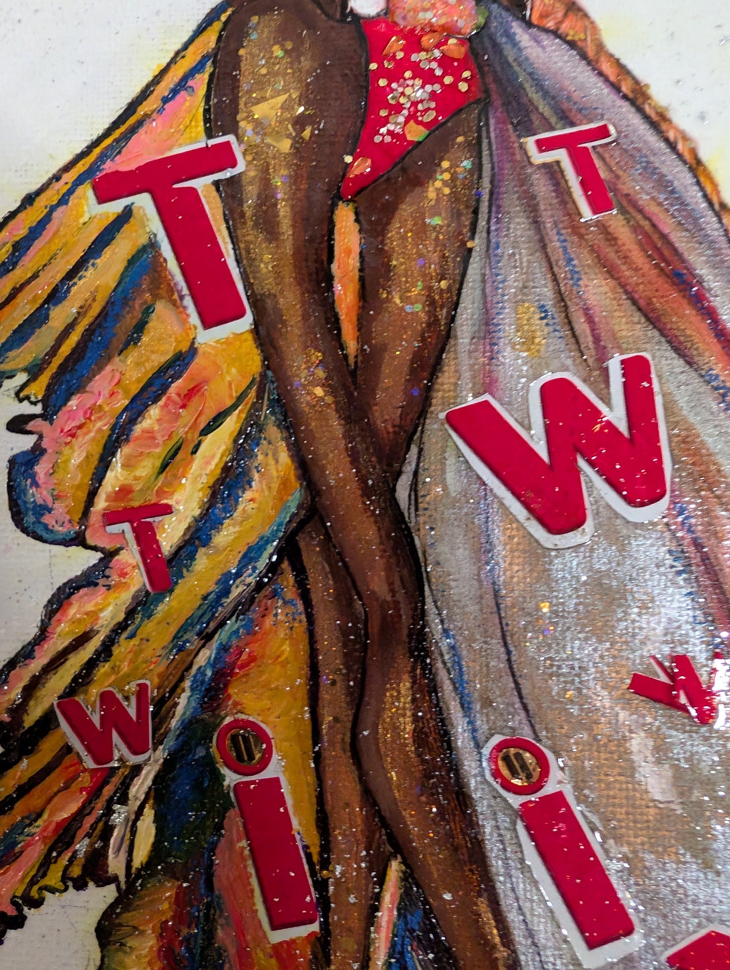 Queen Of Twinnie (Inspired by Twix) 30” x 40” | Mixed Media | Inspired by Twix® | Exclusive Fine Art