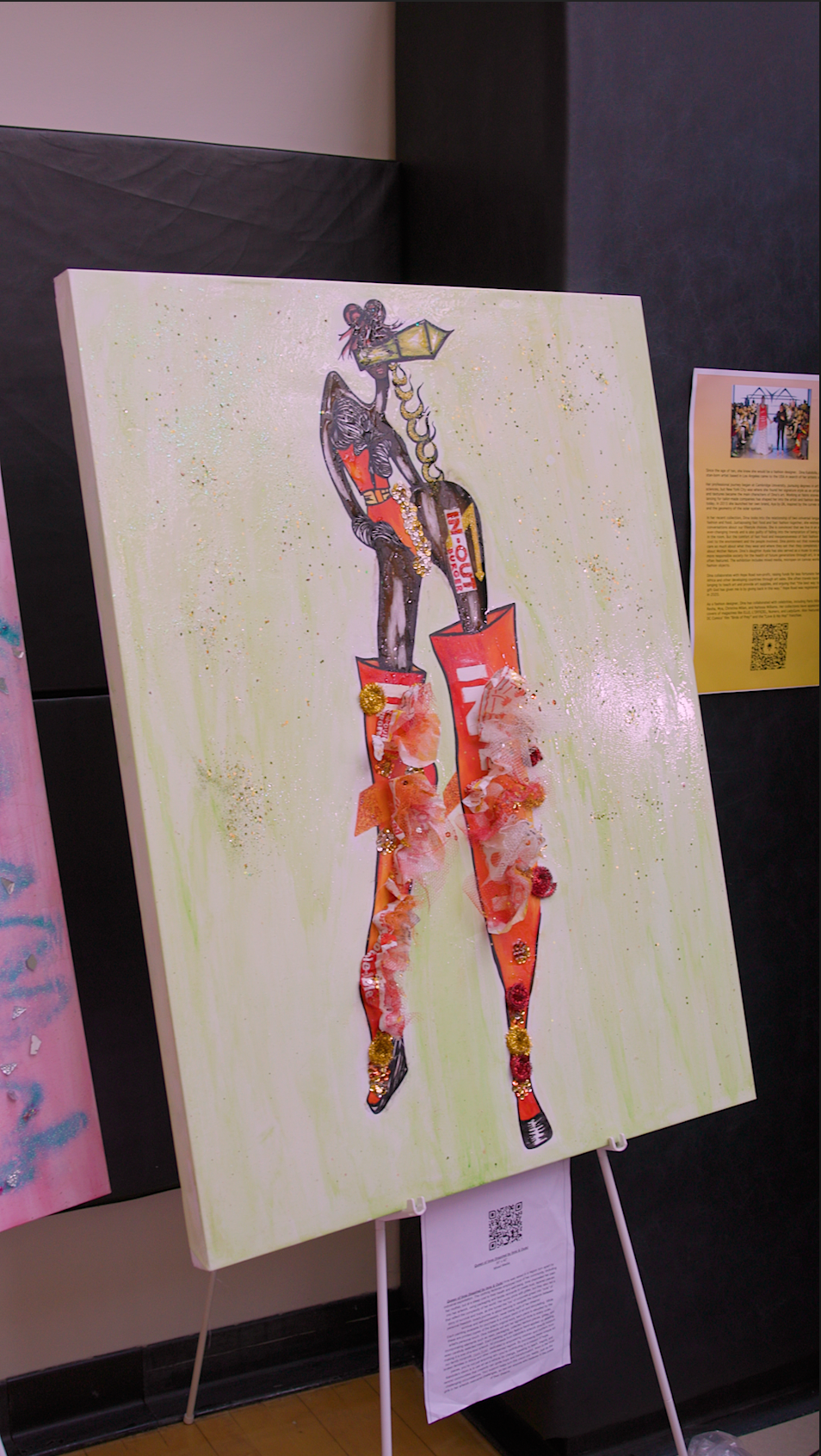 Custom Order Queen Inna  – “Your Art Has Been Served” Queen Series | Mixed Media | Inspired by In-N-Out®  | Exclusive ART