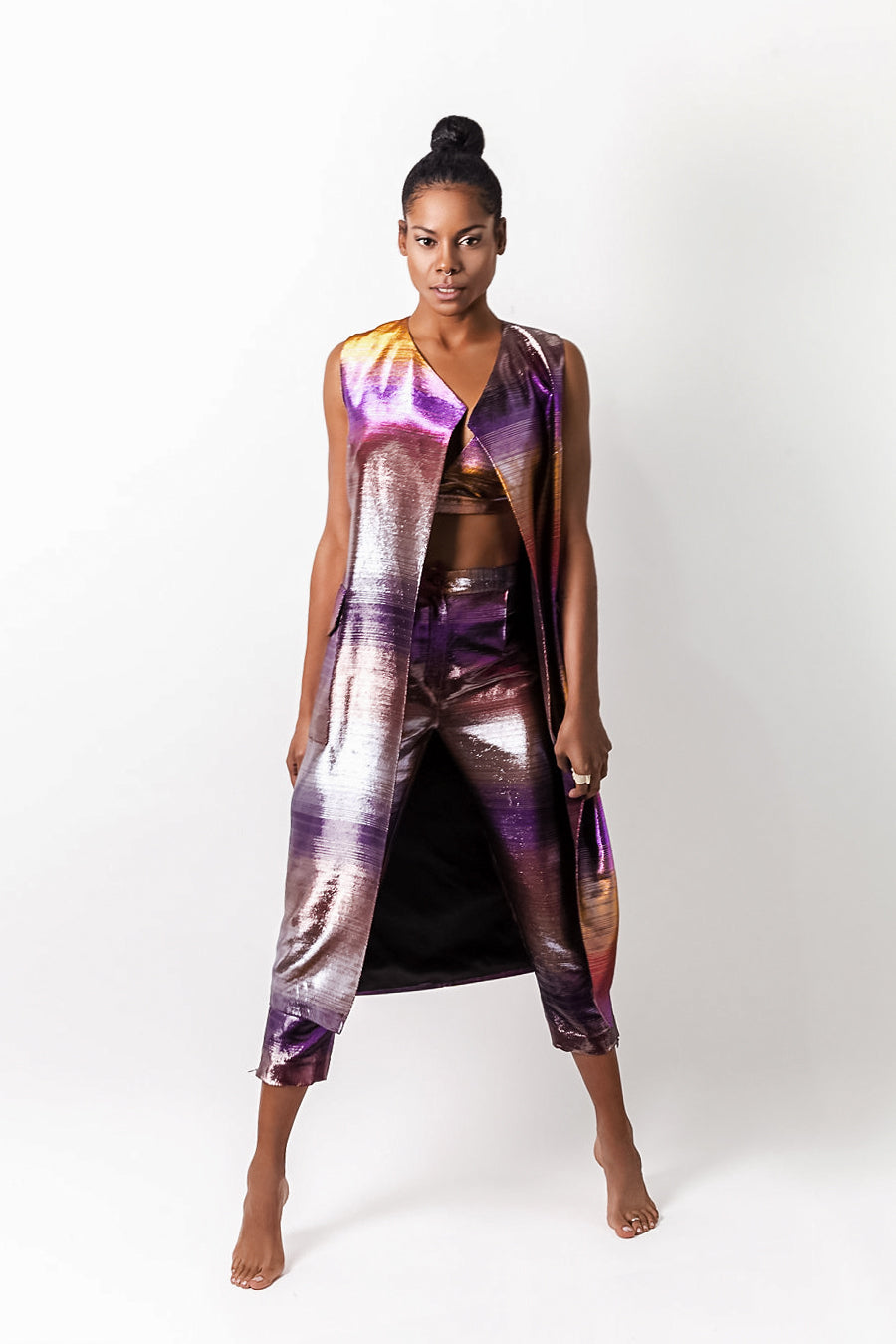 Maryvonne Shimmery Three Set Piece