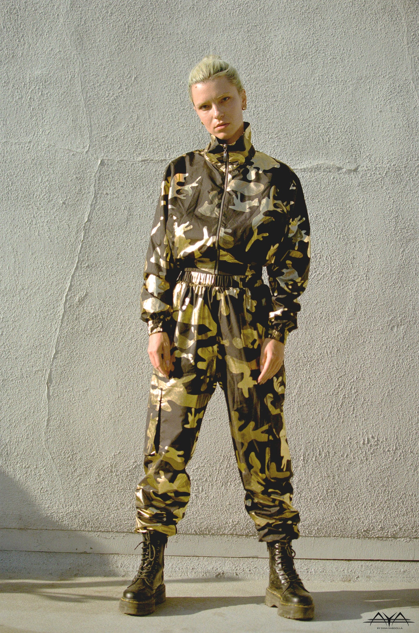AYA BLACK/GOLD SIGNATURE TRACKSUIT