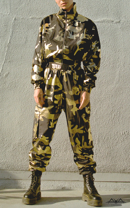 AYA BLACK/GOLD SIGNATURE TRACKSUIT