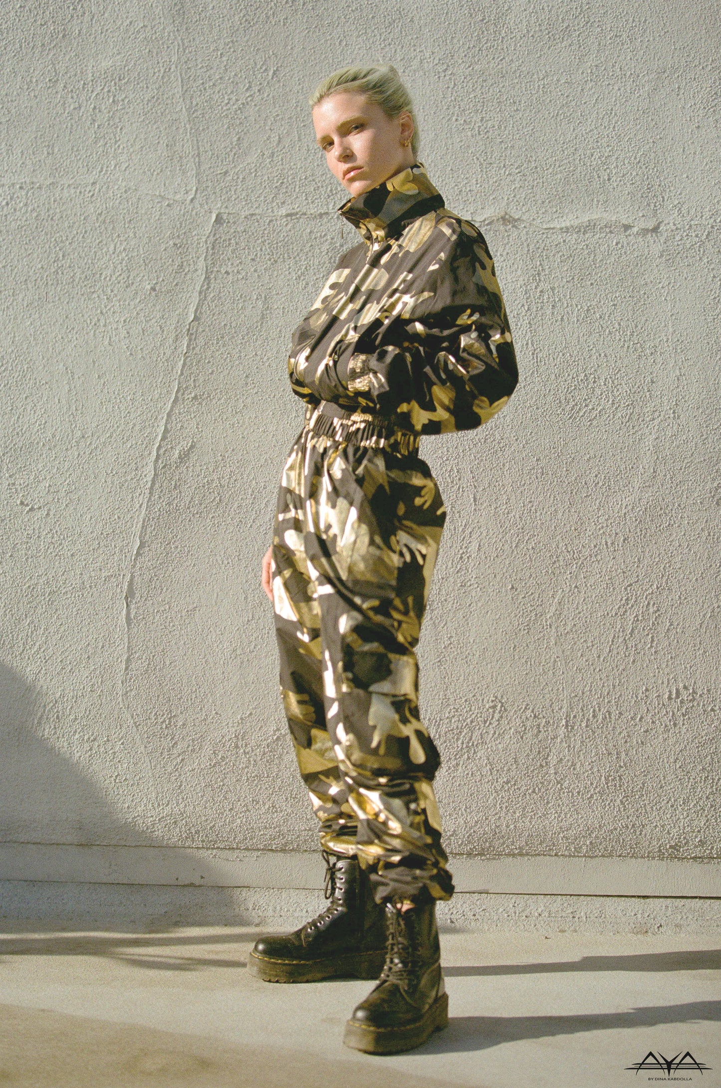AYA BLACK/GOLD SIGNATURE TRACKSUIT