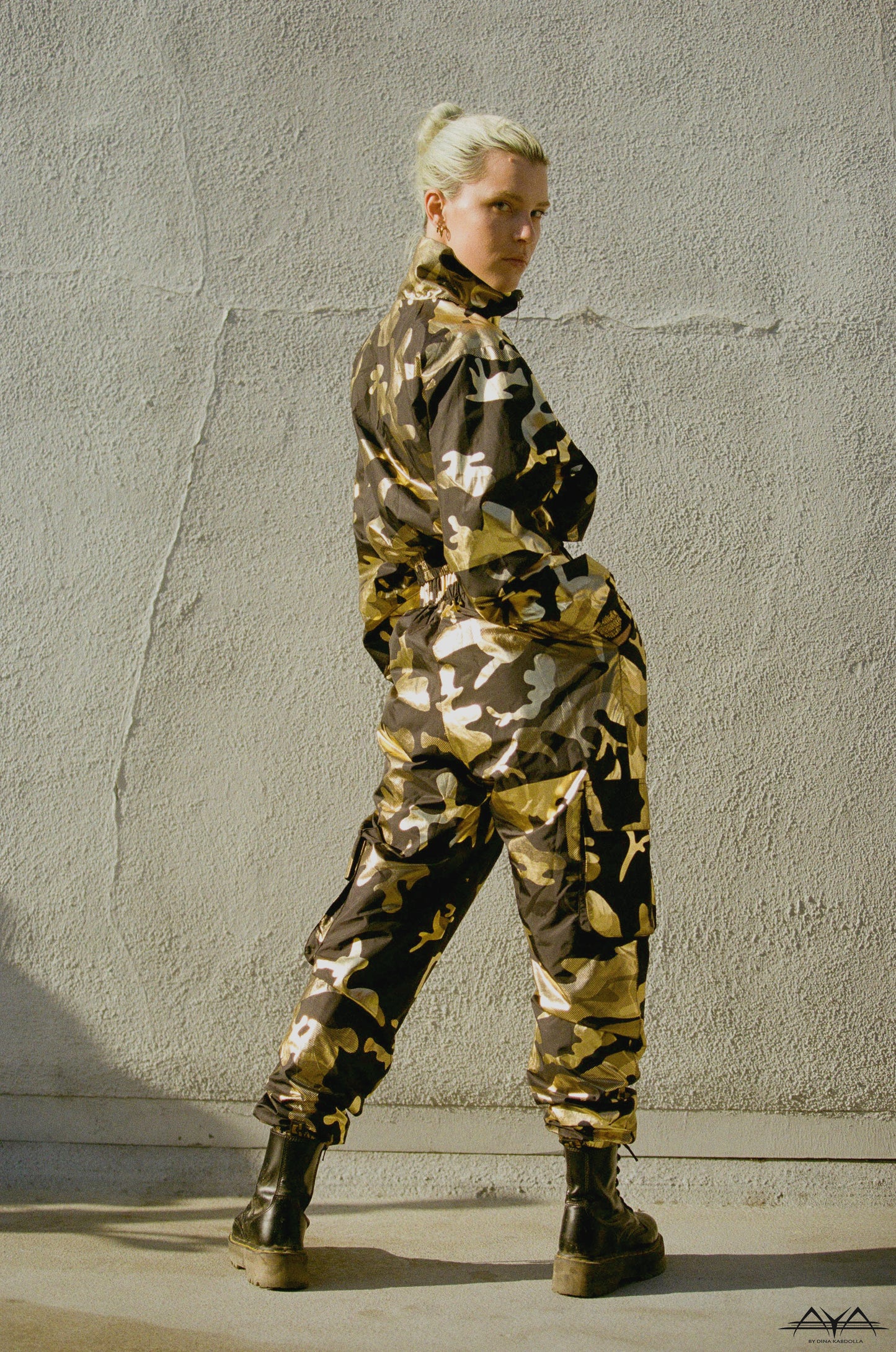 AYA BLACK/GOLD SIGNATURE TRACKSUIT