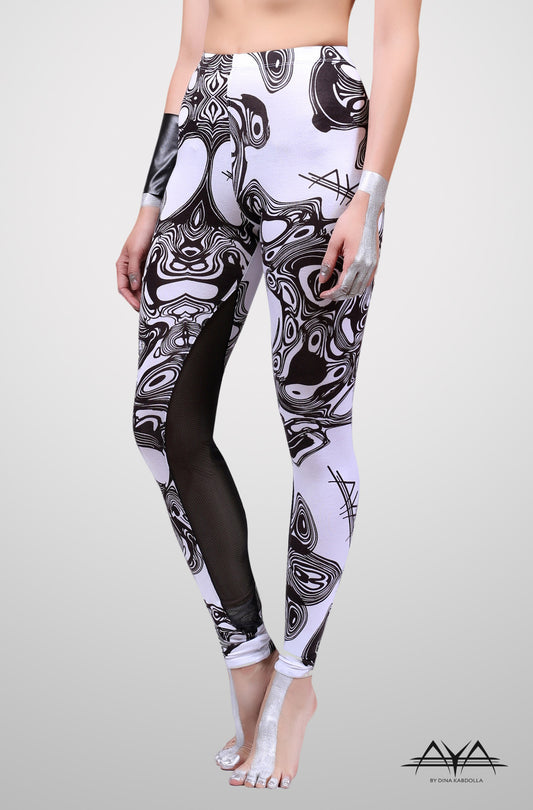 Marie Legging Printed White