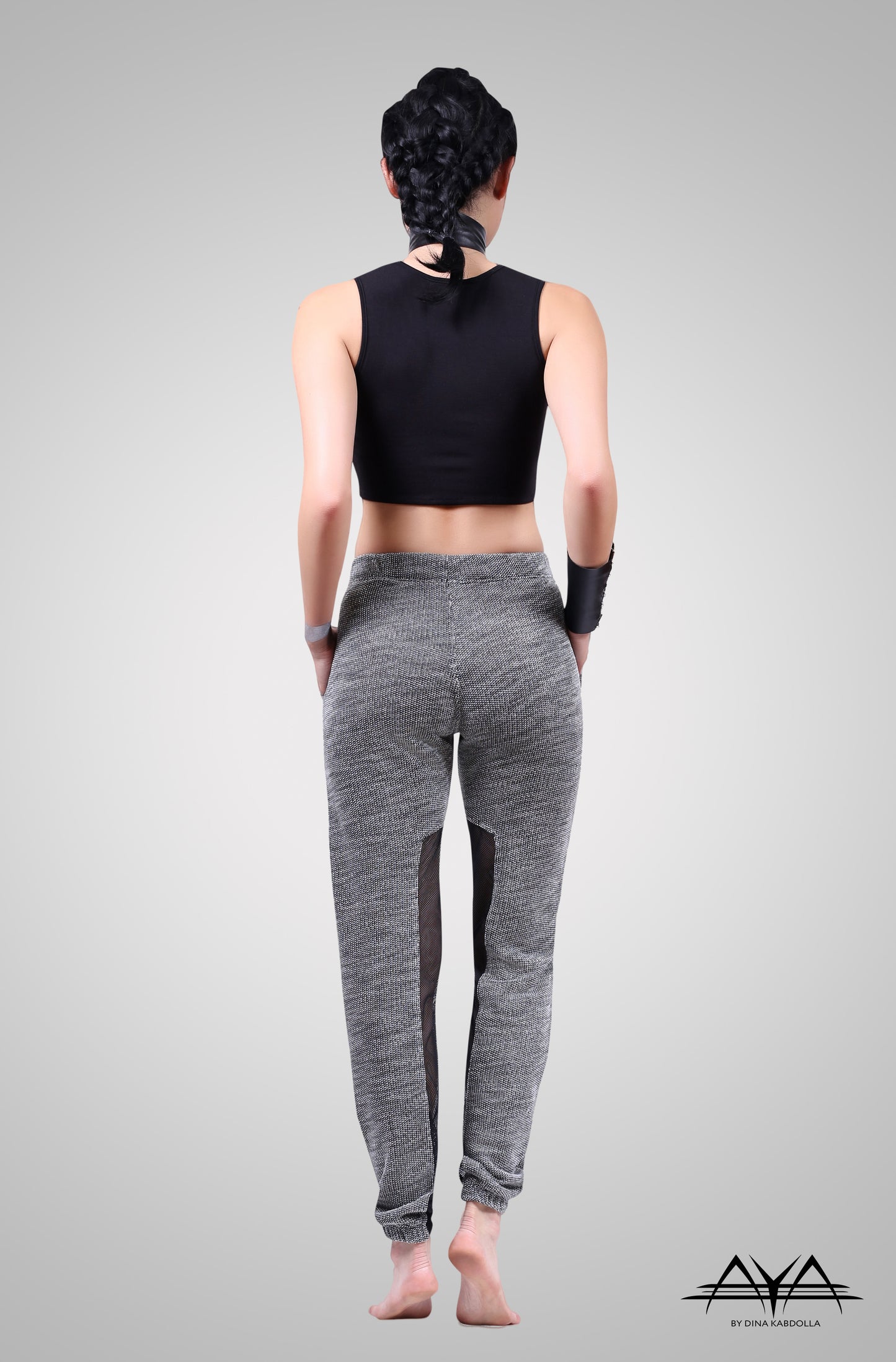 Cropped Hoodie With Fitted Sweat Pant