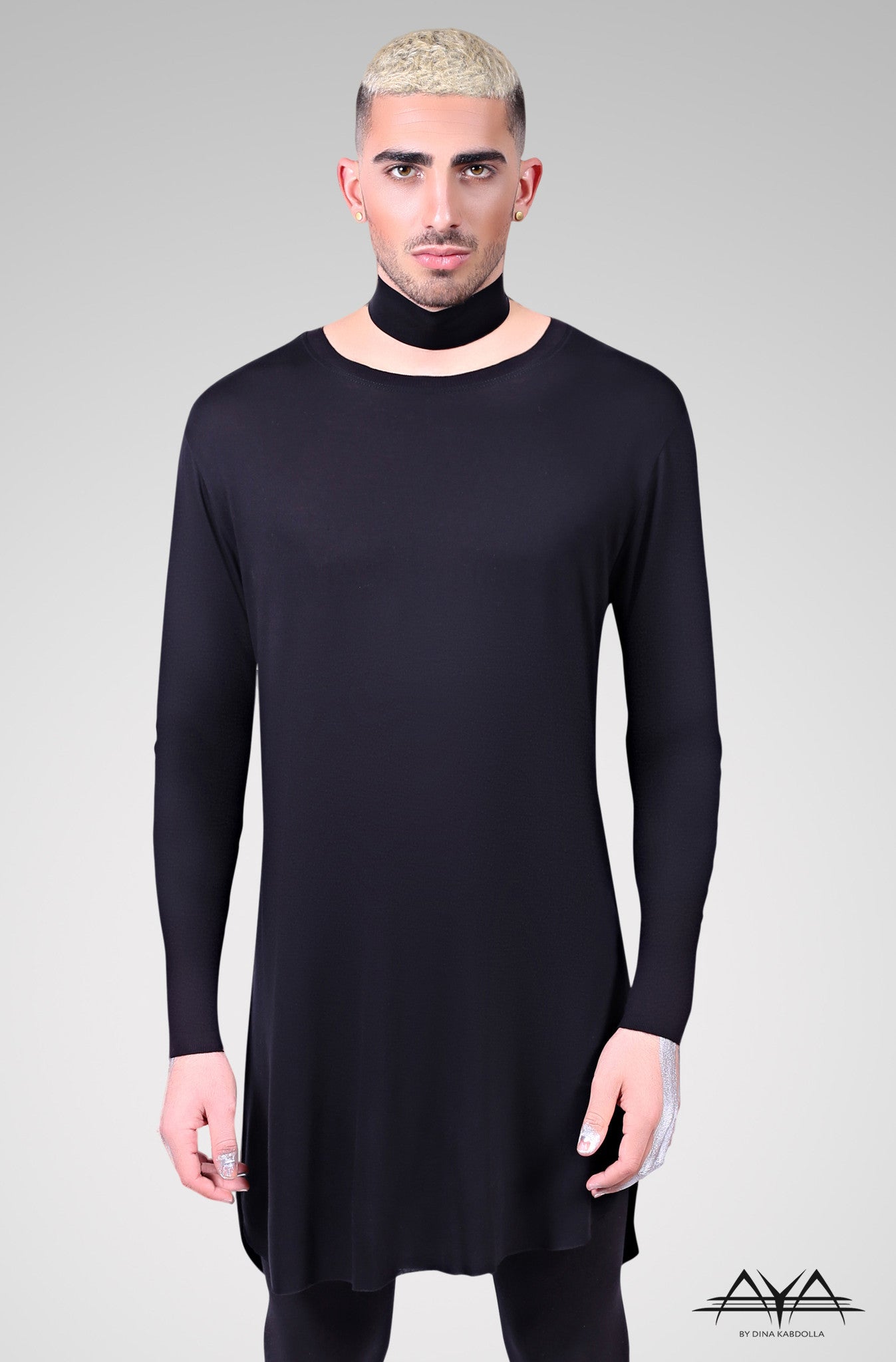 Long Unisex T-Shirt Noir