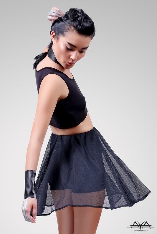 Agnes Short Skirt Noir