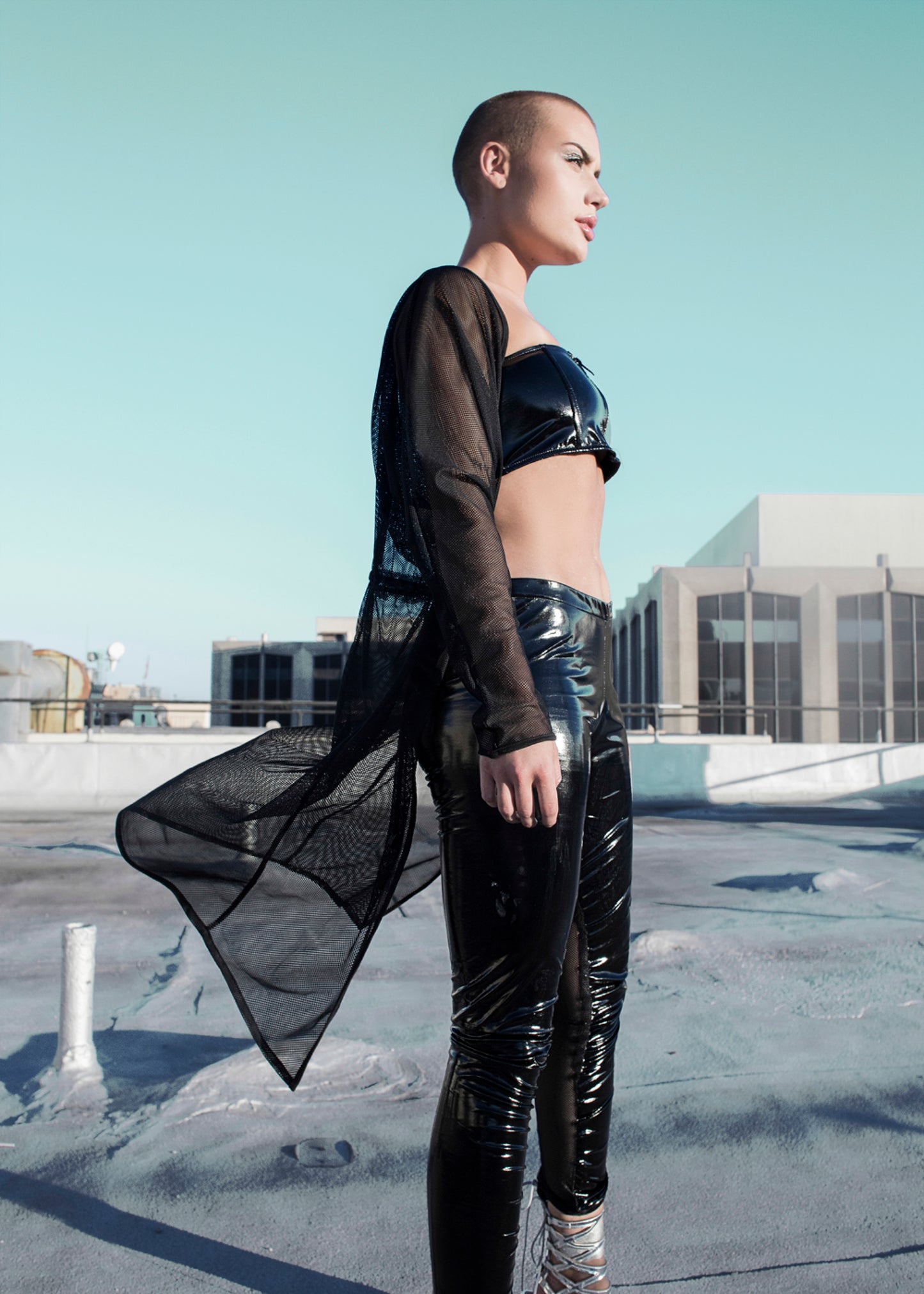 Gardè Vinyl Two Piece Look