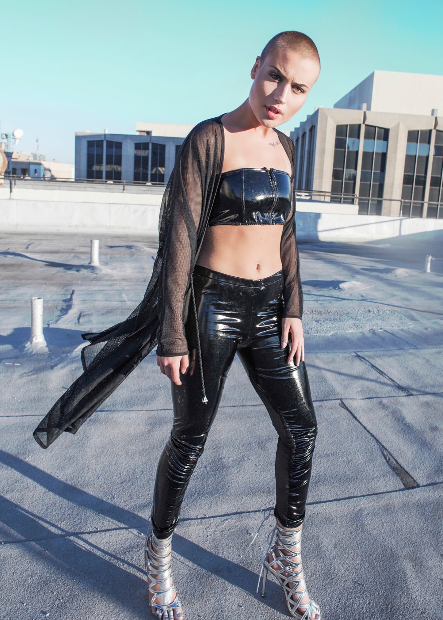 Gardè Vinyl Two Piece Look