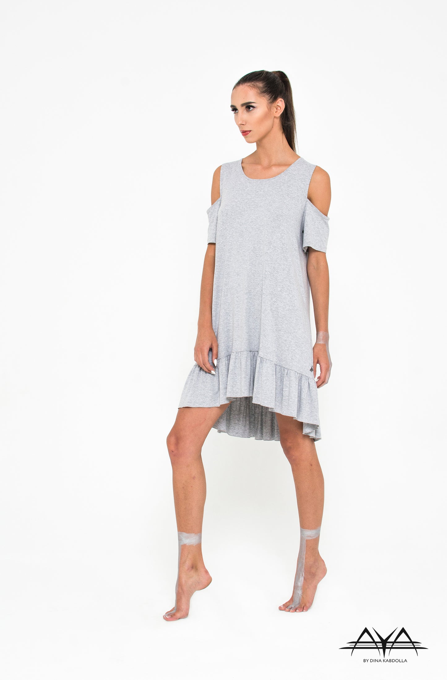 SHOULDER CUT DRESS