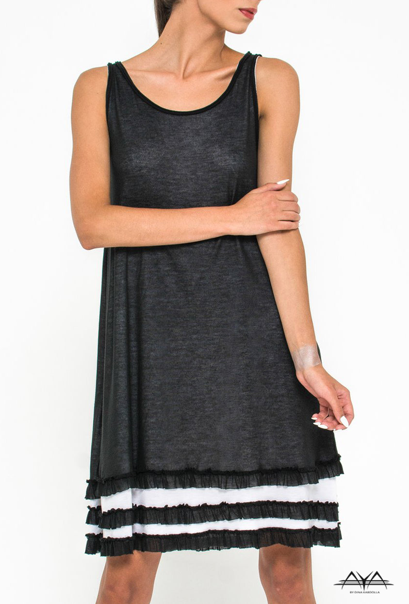 TWO TONED DRESS
