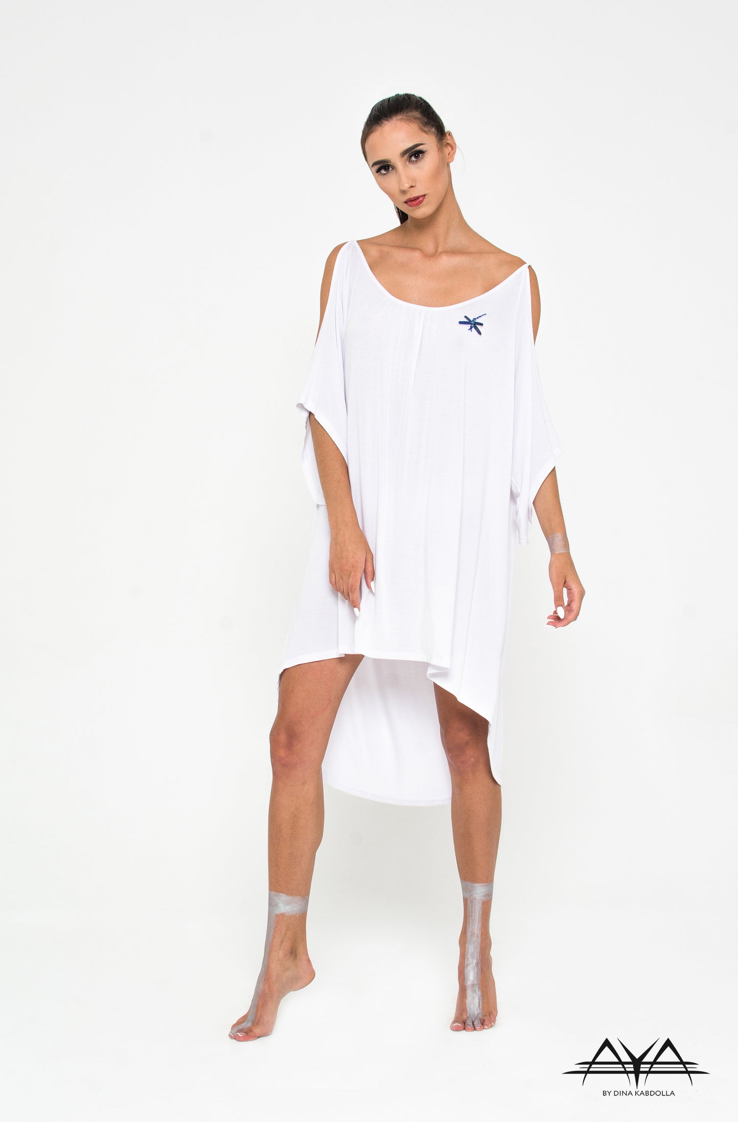 CUT OUT SLEEVE DRESS
