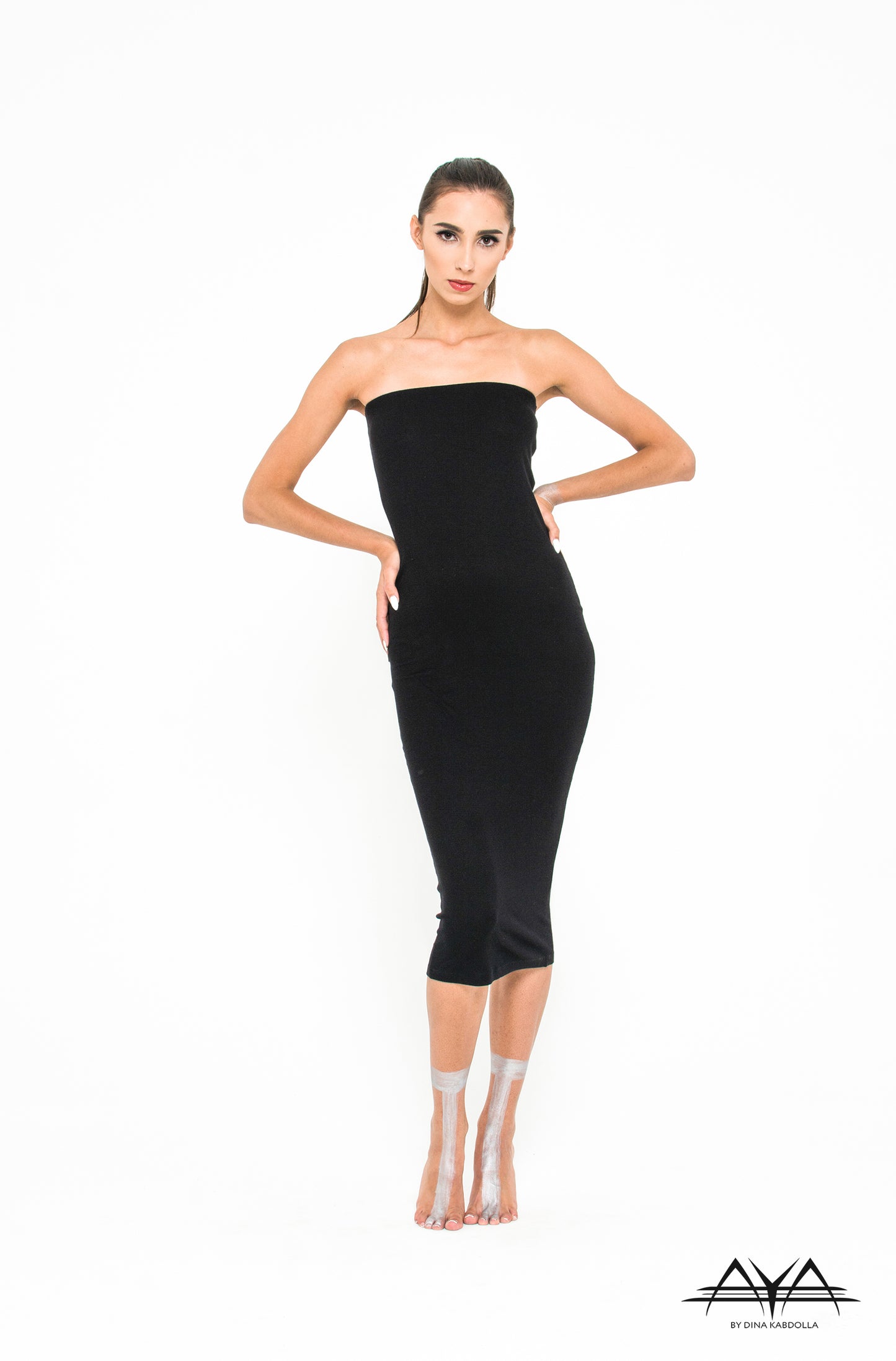 BANDEAU FITTED DRESS