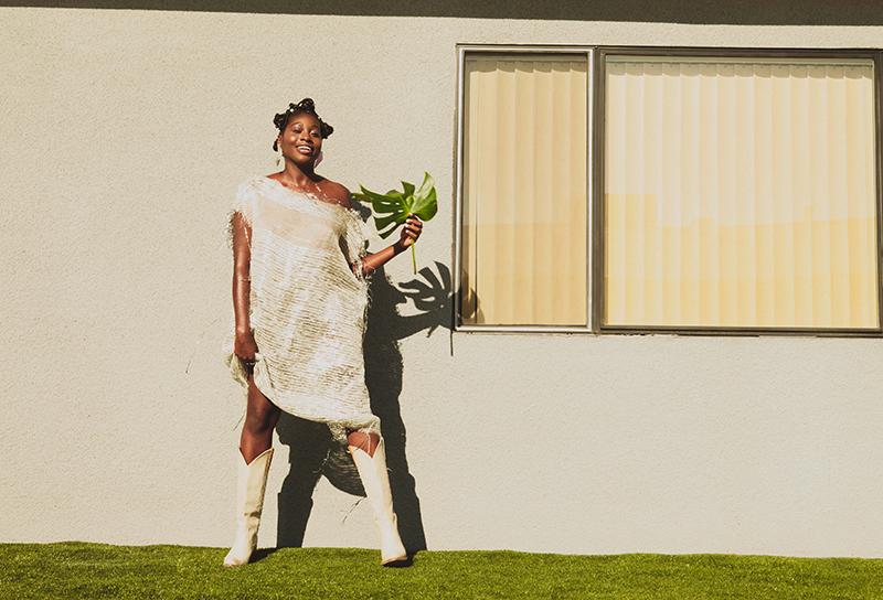 AYA by DK Exclusive Celebrity Couture “Ella Metallic Dress” | Luxury Fashion