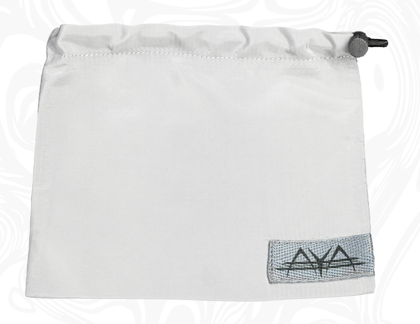 Unisex AyA Printed White Jersey Beanie