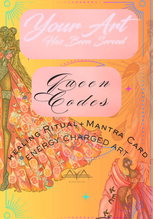 Book of Queens Energy Mantra Book | 81-Page Digital Ritual for Confidence & Healing | Your Art Has Been Served™ by AYA by DK