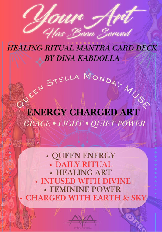 Stella Monday Queen Digital Art Print | Starburst-Inspired | “My Glow Is God Approved™” | AYA by DK