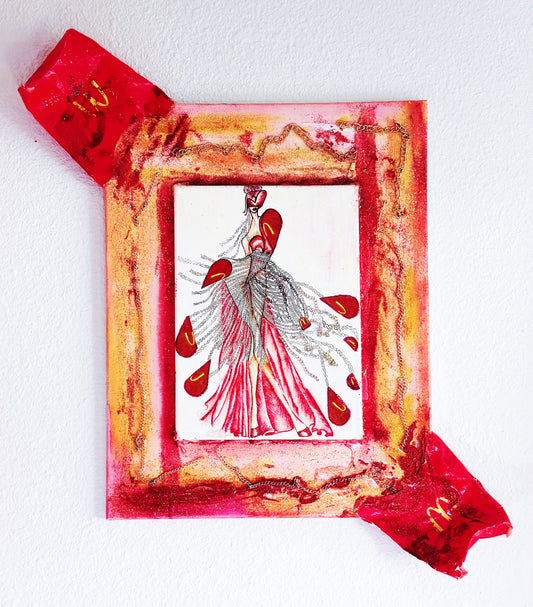 Original Queen Macdolena – Saturday Muse of Abundance, Wisdom & Rebirth/Your Art Has Been Served – 7 Queens Series / Exclusive Fine Art Painting