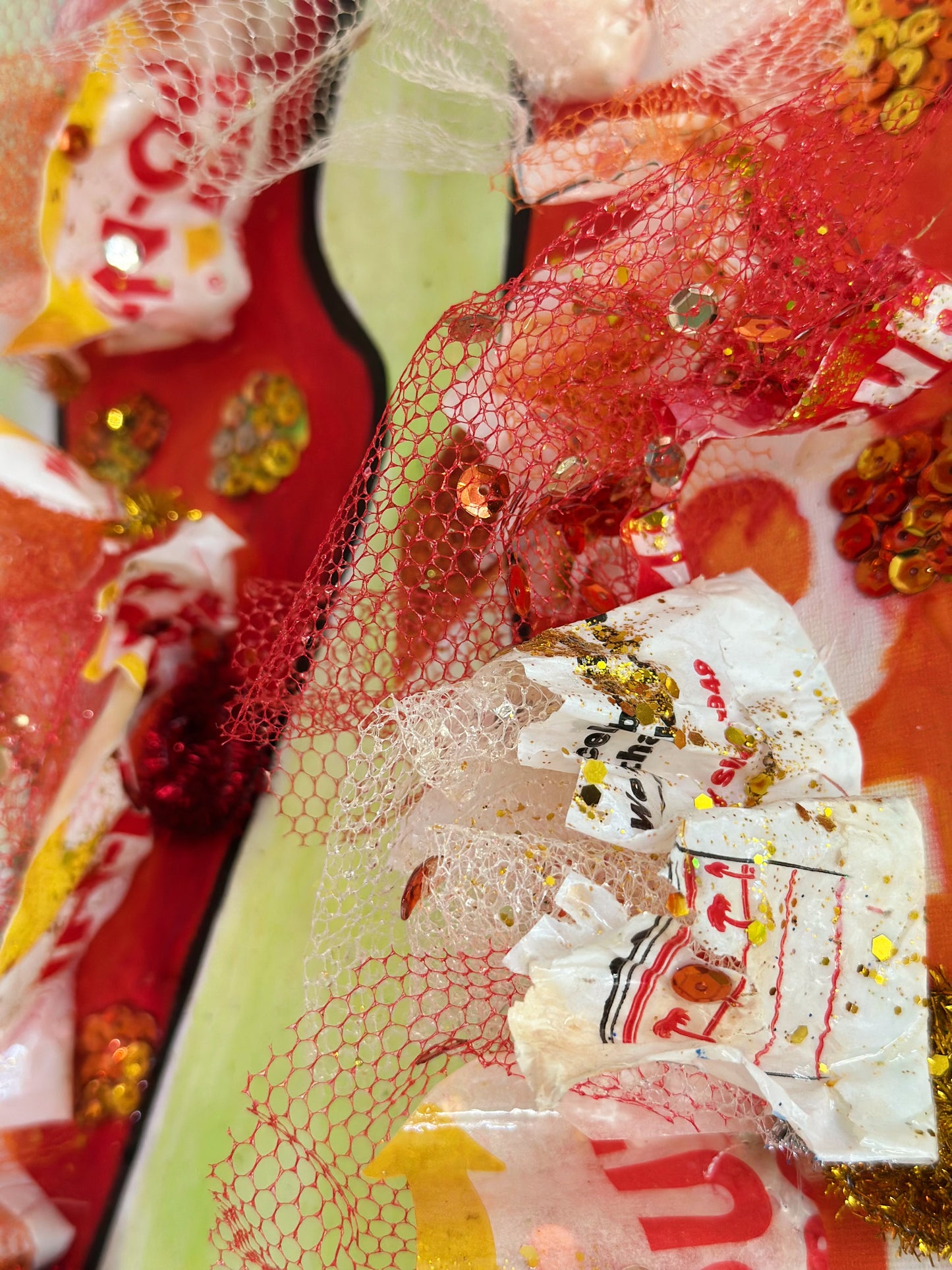 Custom Order Queen Inna  – “Your Art Has Been Served” Queen Series | Mixed Media | Inspired by In-N-Out®  | Exclusive ART