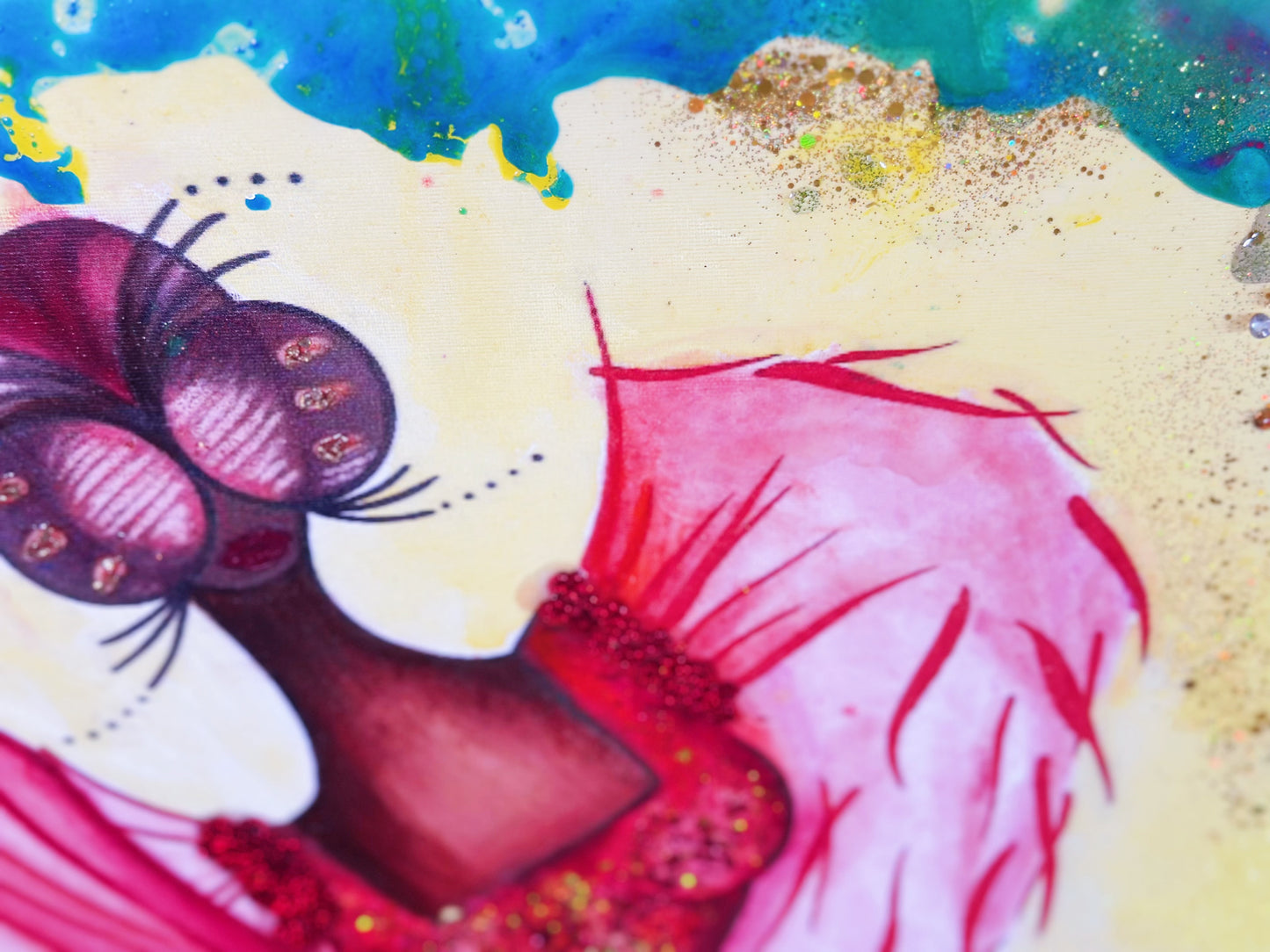 Custom Order Queen Oria (Inspired by Oreo)– “Your Art Has Been Served” Queen Series  |Mixed Media | Inspired by Oreo®  | Exclusive Fine Art |