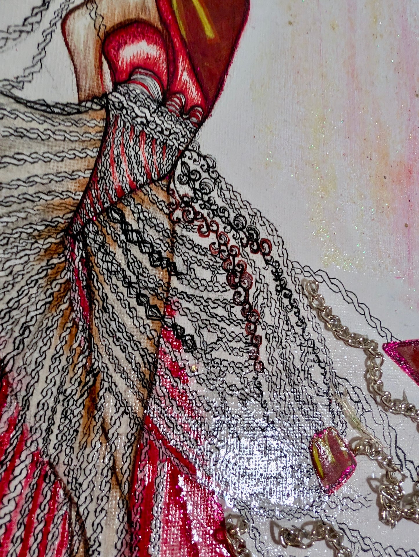 Original Queen Macdolena – Saturday Muse of Abundance, Wisdom & Rebirth/Your Art Has Been Served – 7 Queens Series / Exclusive Fine Art Painting