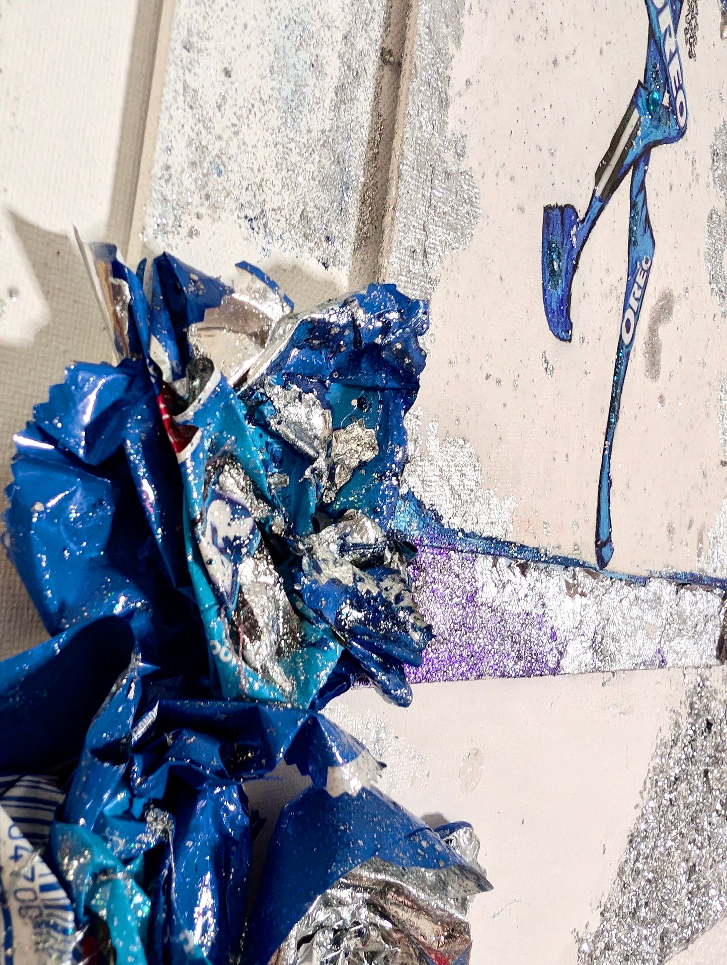 Queen Oria — Original Oreo® Wrapper Mixed Media Art | AYA by DK