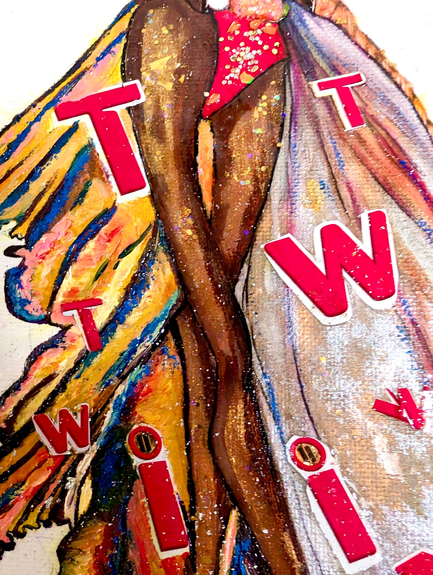 Original Queen Twinnie – Sunday Muse of Sacred Rest, Integration & Wholeness/ Your Art Has Been Served – 7 Queens Series / Exclusive Fine Art