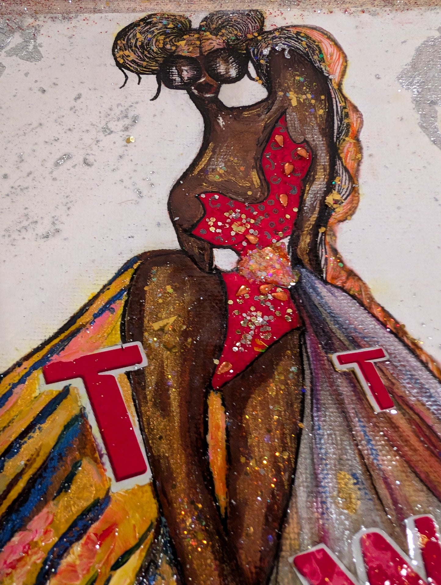 Original Queen Twinnie – Sunday Muse of Sacred Rest, Integration & Wholeness/ Your Art Has Been Served – 7 Queens Series / Exclusive Fine Art