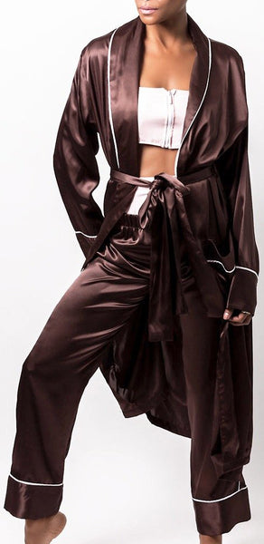 Kristoffy Unisex Flared Robe Pant Set