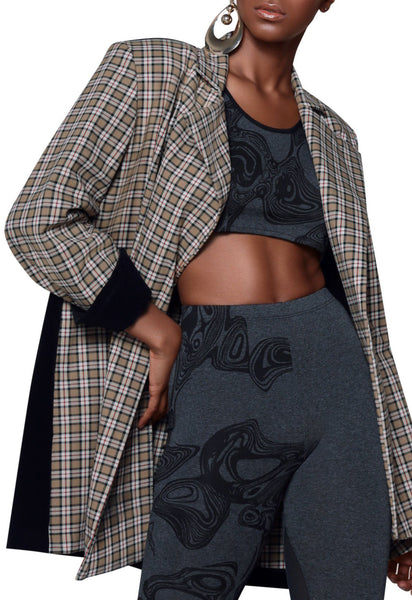 Dupri Asymmetric Oversized Tailored Jacket